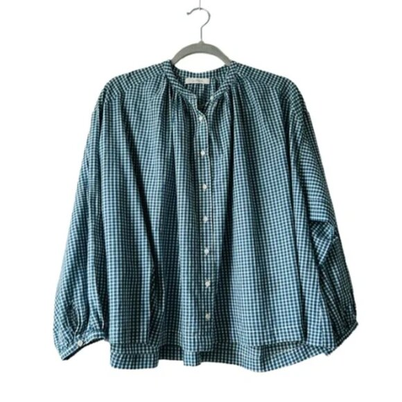 ISO DOEN Jane Blouse Josephine Plaid XS (NOT selling) - Picture 1 of 1